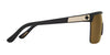 SPY FLYNN 50/50 Sunglasses | Size 134 / 25th Anniv Black Gold Matte / Happy Bronze with Gold Spectra Mirror