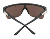 SPY FLYNN 50/50 Sunglasses | Size 134 / 25th Anniv Black Gold Matte / Happy Bronze with Gold Spectra Mirror