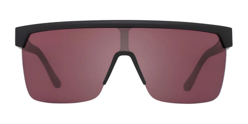 SPY FLYNN 50/50 Sunglasses / Size 134 / 25th Anniv Black Gold Matte / Happy Bronze with Gold Spectra Mirror