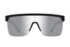 SPY FLYNN 50/50 Sunglasses | Size 134 / 25th Anniv Black Gold Matte / Happy Bronze with Gold Spectra Mirror
