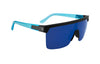SPY FLYNN 50/50 Sunglasses | Size 134 / 25th Anniv Black Gold Matte / Happy Bronze with Gold Spectra Mirror