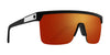 SPY FLYNN 50/50 Sunglasses | Size 134 / Matte Black / Happy Boost Polar Orange Mirror