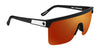 SPY FLYNN 50/50 Sunglasses | Size 134 / 25th Anniv Black Gold Matte / Happy Bronze with Gold Spectra Mirror