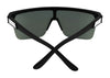 SPY FLYNN 50/50 Sunglasses | Size 134 / 25th Anniv Black Gold Matte / Happy Bronze with Gold Spectra Mirror