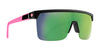SPY FLYNN 50/50 Sunglasses | Size 134 / Matte Black Matte Pink / Happy Gray Green Light Green Mirror