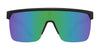 SPY FLYNN 50/50 Sunglasses | Size 134 / 25th Anniv Black Gold Matte / Happy Bronze with Gold Spectra Mirror