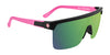 SPY FLYNN 50/50 Sunglasses | Size 134 / 25th Anniv Black Gold Matte / Happy Bronze with Gold Spectra Mirror