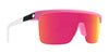 SPY FLYNN 50/50 Sunglasses | Size 134 / Matte Pink Matte Translucent White / Happy Bronze Pink Mirror