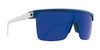 SPY FLYNN 50/50 Sunglasses | Size 134 / Matte Blue Matte White / Happy Gray Green Blue Mirror