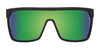 SPY FLYNN Sunglasses | Size 134 / Black Matte / Happy Gray Green