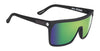SPY FLYNN Sunglasses | Size 134 / Black Matte / Happy Gray Green