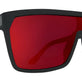 Soft Black Matte Red Fade