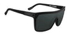 SPY FLYNN Sunglasses | Size 134 / Black Matte / Happy Gray Green