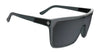 SPY FLYNN Sunglasses | Size 134 / Black Matte / Happy Gray Green