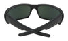 SPY GENERAL Sunglasses | Size 66 / Soft Matte Black / Happy Gray Green