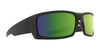 SPY GENERAL Sunglasses | Size 66 / Soft Matte Black / Happy Gray Green