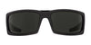 SPY GENERAL Sunglasses | Size 66 / Soft Matte Black / Happy Gray Green
