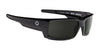 SPY GENERAL Sunglasses | Size 66 / Soft Matte Black / Happy Gray Green