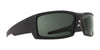 SPY GENERAL Sunglasses | Size 66 / Soft Matte Black / Happy Gray Green