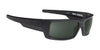 SPY GENERAL Sunglasses | Size 66 / Soft Matte Black / Happy Gray Green