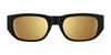 SPY GENRE Sunglasses | Size 54 / Translucent Aqua Matte Black / Happy Gray with Purple Spectra Mirror