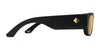 SPY GENRE Sunglasses | Size 54 / Translucent Aqua Matte Black / Happy Gray with Purple Spectra Mirror