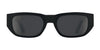 SPY GENRE Sunglasses | Size 54 / Translucent Aqua Matte Black / Happy Gray with Purple Spectra Mirror