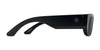 SPY GENRE Sunglasses | Size 54 / Translucent Aqua Matte Black / Happy Gray with Purple Spectra Mirror