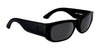 SPY GENRE Sunglasses | Size 54 / Translucent Aqua Matte Black / Happy Gray with Purple Spectra Mirror