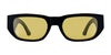 SPY GENRE Sunglasses | Size 54 / Translucent Aqua Matte Black / Happy Gray with Purple Spectra Mirror