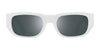 SPY GENRE Sunglasses | Size 54 / Translucent Aqua Matte Black / Happy Gray with Purple Spectra Mirror
