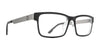 SPY HALE Eyeglasses / Black Clear Gunmetal / Size 58