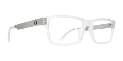 SPY HALE Eyeglasses Silver Clear Matte