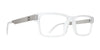 SPY HALE Eyeglasses / Silver Clear Matte / Size 58