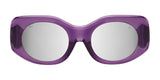 SPY HANGOUT Sunglasses Del Translucent Purple / Happy Bronze Platinum Spectra Mirror