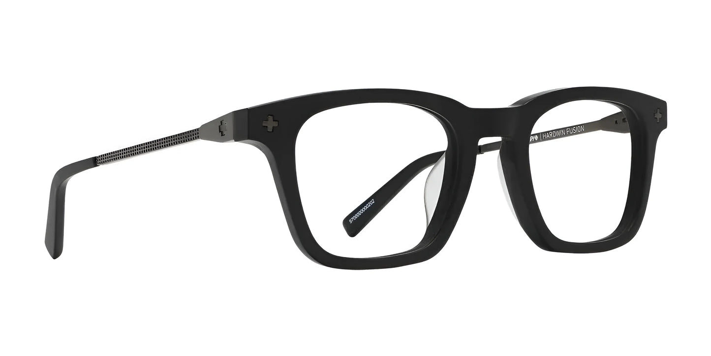 SPY HARDWIN FUSION Eyeglasses Matte Black Matte Dark Gunmetal