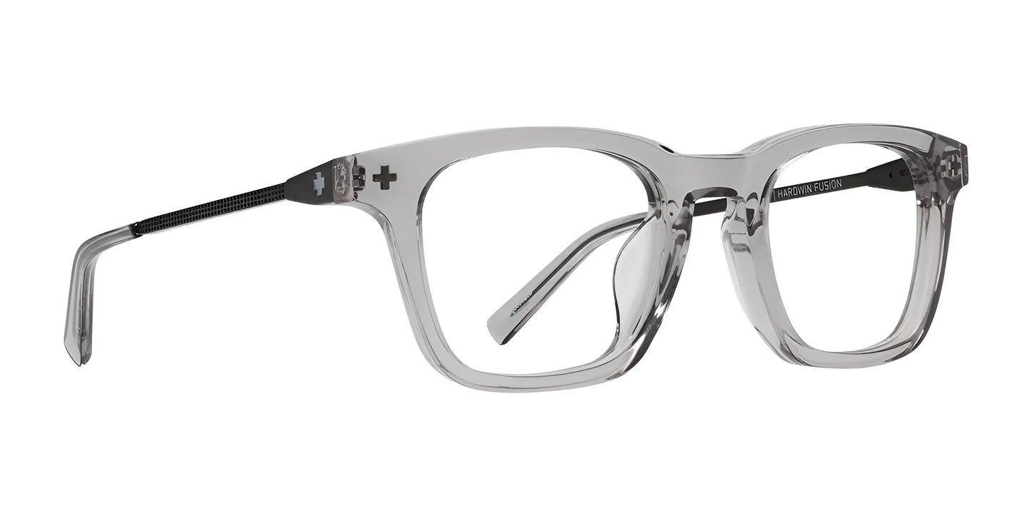 SPY HARDWIN FUSION Eyeglasses Crystal Smoke Matte Dark Gunmetal