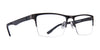SPY HAWKE Eyeglasses | Size 54 / Matte Gunmetal Matte Black