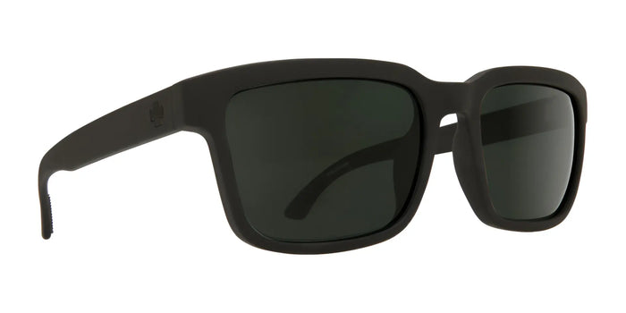 SPY HELM 2 Sunglasses | Size 57 / SOSI Matte Black / Happy Gray Green