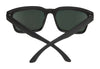 SPY HELM 2 Sunglasses | Size 57 / SOSI Matte Black / Happy Gray Green