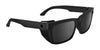 SPY HELM Tech Sunglasses | Size 57 / Black Matte / Happy Gray Green with Black Spectra Mirror