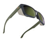SPY HELM Tech Sunglasses | Size 57 / Black Matte / Happy Gray Green with Black Spectra Mirror