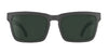 SPY HELM Tech Sunglasses | Size 57 / Black Matte / Happy Gray Green with Black Spectra Mirror