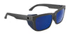 SPY HELM Tech Sunglasses | Size 57 / Black Matte / Happy Gray Green with Black Spectra Mirror