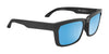 SPY HELM Tech Sunglasses | Size 57 / Black Matte / Happy Gray Green with Black Spectra Mirror