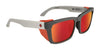 SPY HELM Tech Sunglasses | Size 57 / Black Matte / Happy Gray Green with Black Spectra Mirror