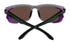 SPY HELM Tech Sunglasses | Size 57 / Black Matte / Happy Gray Green with Black Spectra Mirror