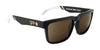 SPY HELM Sunglasses | Size 57 / Black Soft Matte / Happy Gray Green