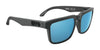 SPY HELM Sunglasses | Size 57 / Black Soft Matte / Happy Gray Green