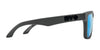 SPY HELM Sunglasses | Size 57 / Black Soft Matte / Happy Gray Green